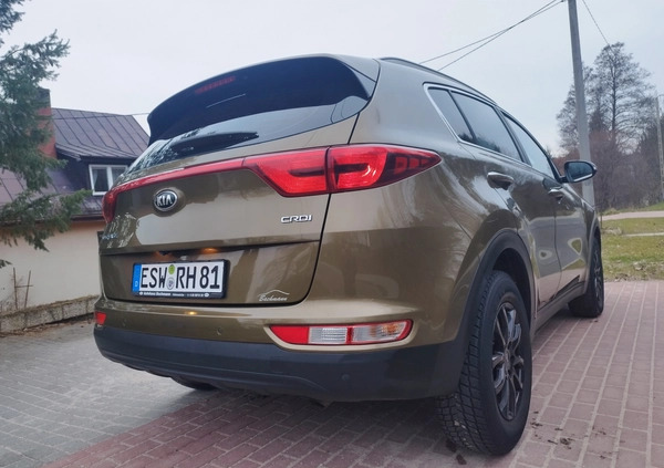 Kia Sportage cena 58000 przebieg: 113200, rok produkcji 2017 z Miastko małe 497